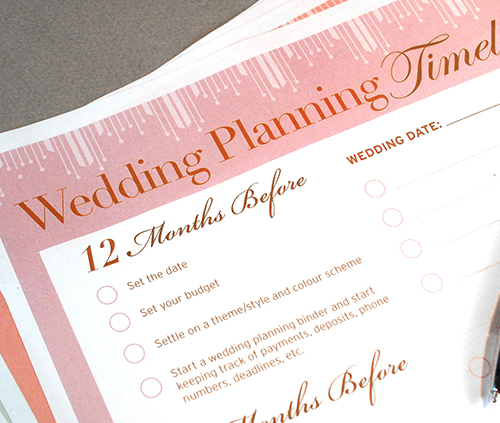 Wedding Planning Timeline Blog